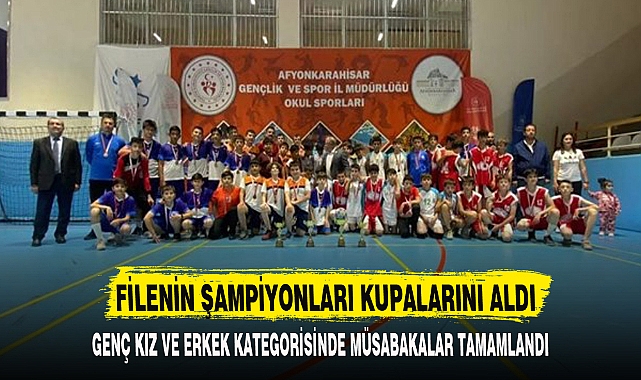 FİLENİN ŞAMPİYONLARI KUPALARINI ALDI