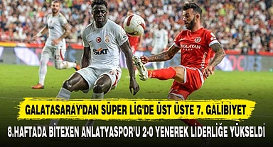 GALATASARAY'DAN SÜPER LİG'DE ÜST ÜSTE 7. GALİBİYET