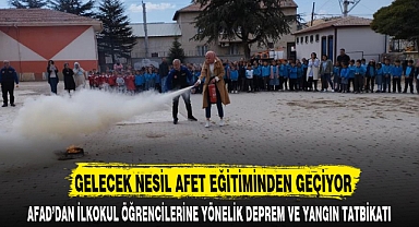 GELECEK NESİL AFET EĞİTİMİNDEN GEÇİYOR