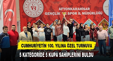 GENÇLERE 5 KATEGORİDEN 5 KUPA