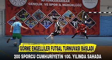 GÖRME ENGELLİLER FUTSAL TURNUVASI BAŞLADI