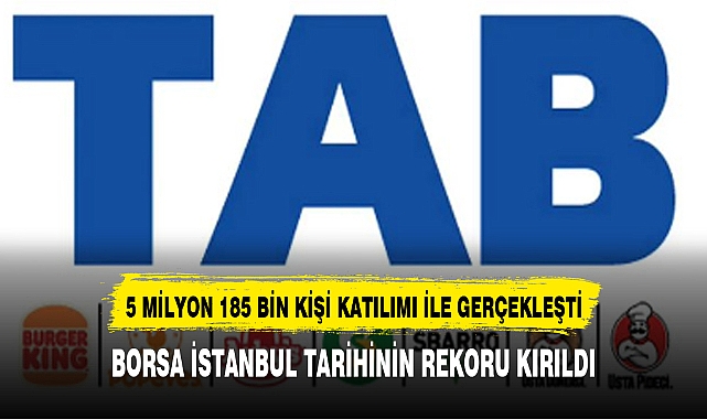 HALKA ARZA BORSA TARİHİNİN REKORU KIRILDI