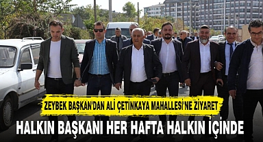 HALKIN BAŞKANI HER HAFTA HALKIN İÇİNDE
