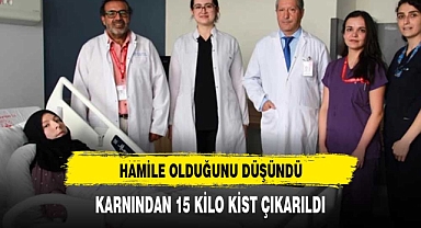 HAMİLE SANDILAR BEBEK YERİNE 15 KİLO KİST ÇIKTI