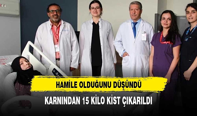 HAMİLE SANDILAR BEBEK YERİNE 15 KİLO KİST ÇIKTI