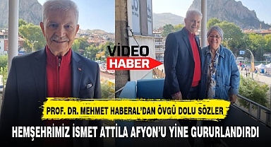 HEMŞEHRİMİZ İSMET ATTİLA AFYON'U YİNE GURURLANDIRDI