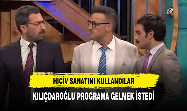 HİCİV SANATINI KULLANINCA  KILIÇDAROĞLU ARADI