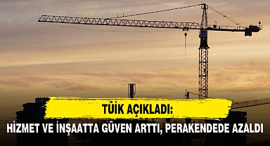HİZMET VE İNŞAATTA GÜVEN ARTTI, PERAKENDEDE AZALDI