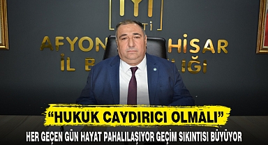 “HUKUK CAYDIRICI OLMALI”
