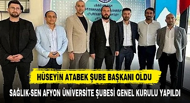 HÜSEYİN ATABEK ŞUBE BAŞKANI OLDU