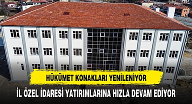 İL ÖZEL İDARESİ YATIRIMLARINA HIZLA DEVAM EDİYOR