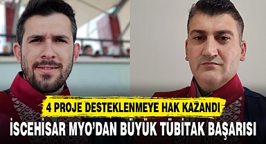 İSCEHİSAR MYO'DAN BÜYÜK TÜBİTAK BAŞARISI