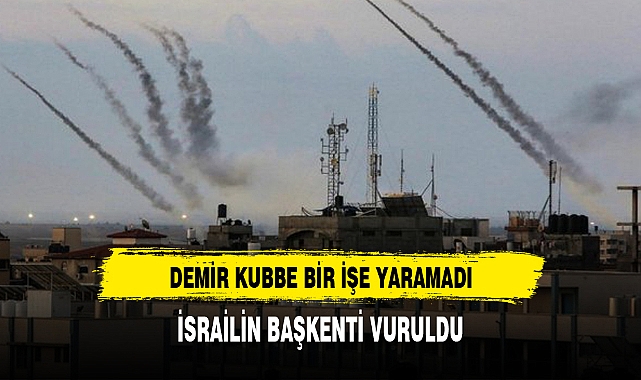 İSRAİLİN BAŞKENTİ VURULDU