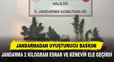 JANDARMADAN UYUŞTURUCU BASKINI