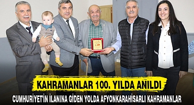 KAHRAMANLAR 100. YILDA ANILDI