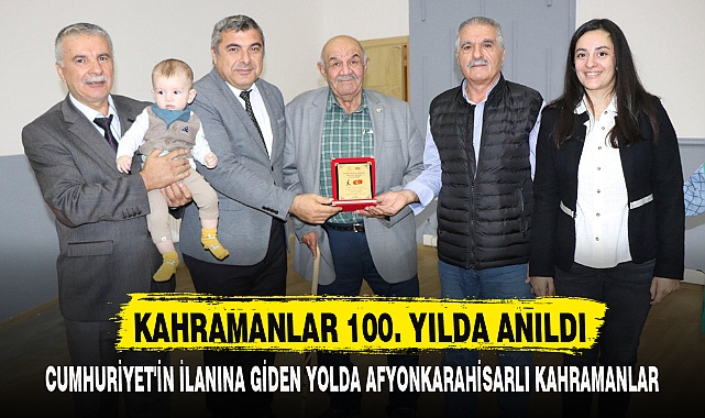 KAHRAMANLAR 100. YILDA ANILDI
