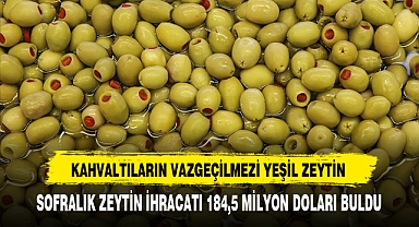 KAHVALTILARIN VAZGEÇİLMEZİ YEŞİL ZEYTİN