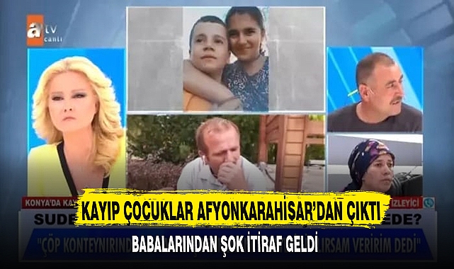KAYIP ÇOCUKLAR AFYONKARAHİSAR'DAN ÇIKTI