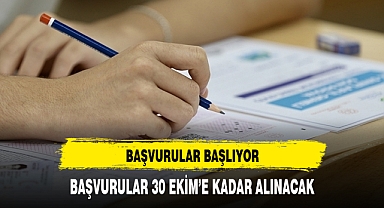 Kaymakam Adaylığı Giriş Sınavına başvurular başladı
