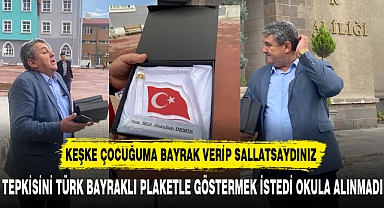 "KEŞKE ÇOCUĞUMA BAYRAK VERİP SALLATSAYDINIZ"