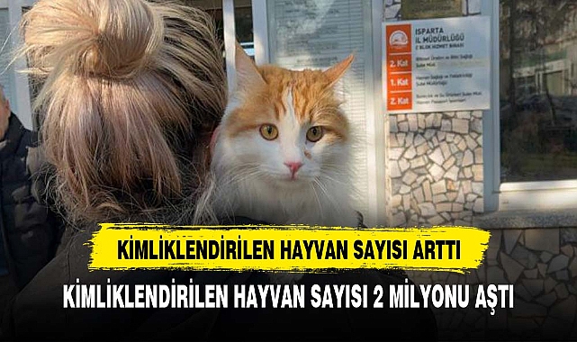 Kimliklendirilen ev hayvanı sayısı 2 milyonu aştı