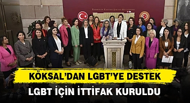 KÖKSAL'DAN LGBT'YE DESTEK
