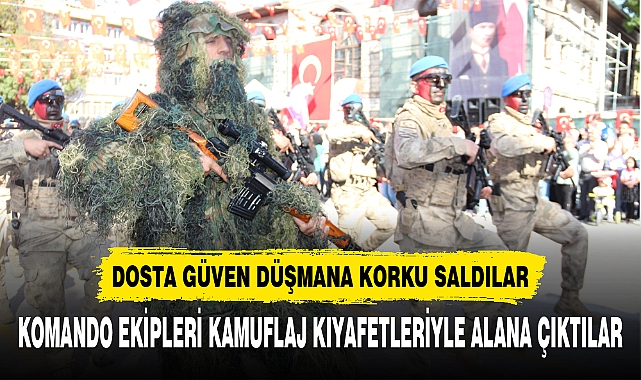 KOMANDOLAR AFYON'DA DOSTA GÜVEN DÜŞMANA KORKU SALDILAR