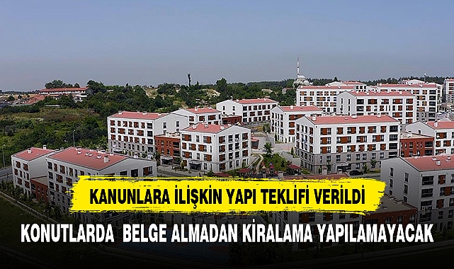 Konutlara ilişkin yeni kanun teklifinin birinci bölümü kabul edildi