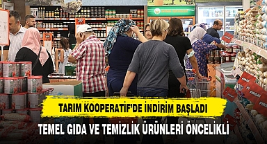 KOOPERATİFLERDE İNDİRİM BAŞLADI