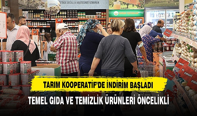 KOOPERATİFLERDE İNDİRİM BAŞLADI