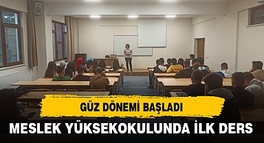 MESLEK YÜKSEKOKULUNDA İLK DERS