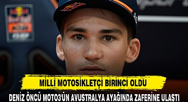 MİLLİ MOTOSİKLETÇİ BİRİNCİ OLDU