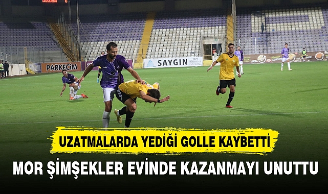 MOR ŞİMŞEKLER EVİNDE KAZANMAYI UNUTTU