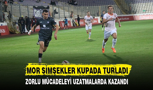 MOR ŞİMŞEKLER KUPADA TURLADI