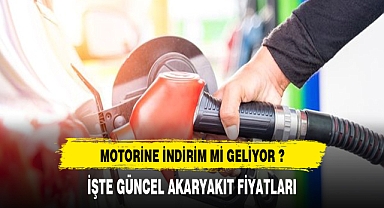 MOTORİNE İNDİRİM Mİ GELİYOR ?