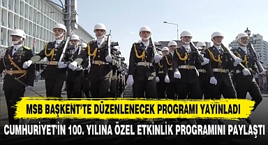 MSB BAŞKENT’TE DÜZENLENECEK PROGRAMI YAYINLADI