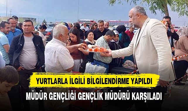 MÜDÜR GENÇLİĞİ GENÇLİK MÜDÜRÜ KARŞILADI