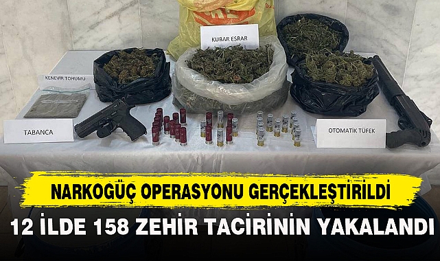 NARKOGÜÇ OPERASYONU GERÇEKLEŞTİRİLDİ