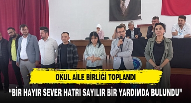 OKUL AİLE BİRLİĞİNİN KASASINDA HATRI SAYILIR BİR PARA VAR