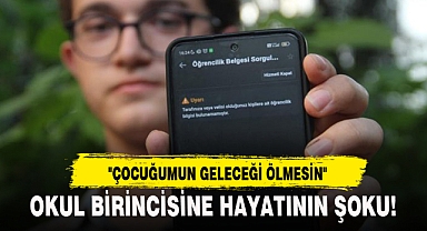 OKUL BİRİNCİSİNE HAYATININ ŞOKU!