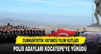POLİS ADAYLARI KOCATEPE’YE YÜRÜDÜ
