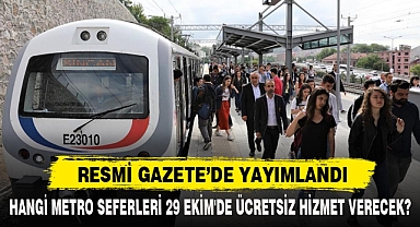 RESMİ GAZETE'DE YAYIMLANDI