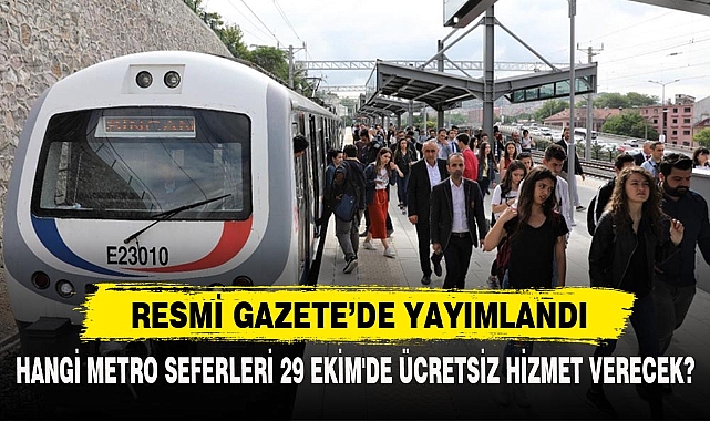 RESMİ GAZETE'DE YAYIMLANDI