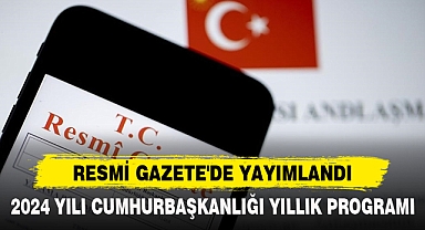 RESMİ GAZETE'DE YAYIMLANDI
