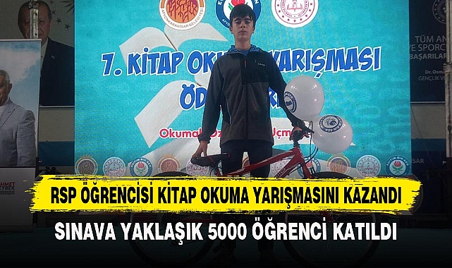 RSP ÖĞRENCİSİ KİTAP OKUMA YARIŞMASINI KAZANDI