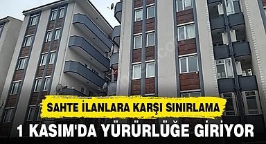 SAHTE İLANLARA KARŞI SINIRLAMA