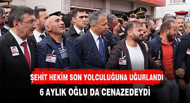 ŞEHİT POLİS SON YOLCULUĞUNA UĞURLANDI