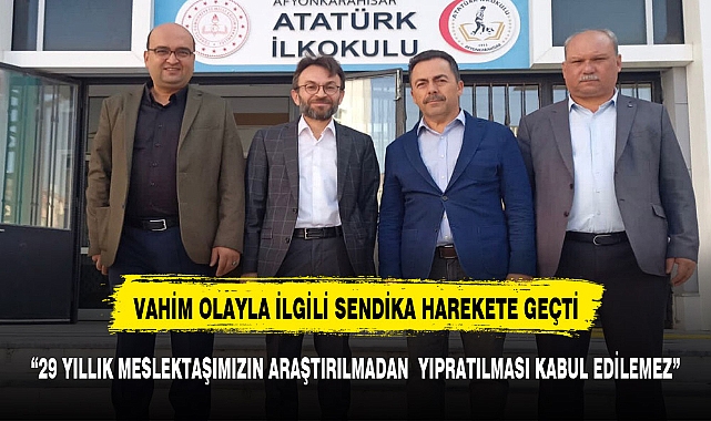SENDİKADAN  VİCDANLARI YARALAYAN OLAY İLE İLGİLİ AÇIKLAMA GELDİ