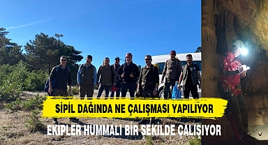 Spil'in mağaralarında ilk haritalandırma çalışmaları tamamlandı