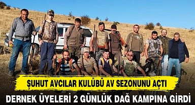 ŞUHUT AVCILAR KULÜBÜ AV SEZONUNU AÇTI
